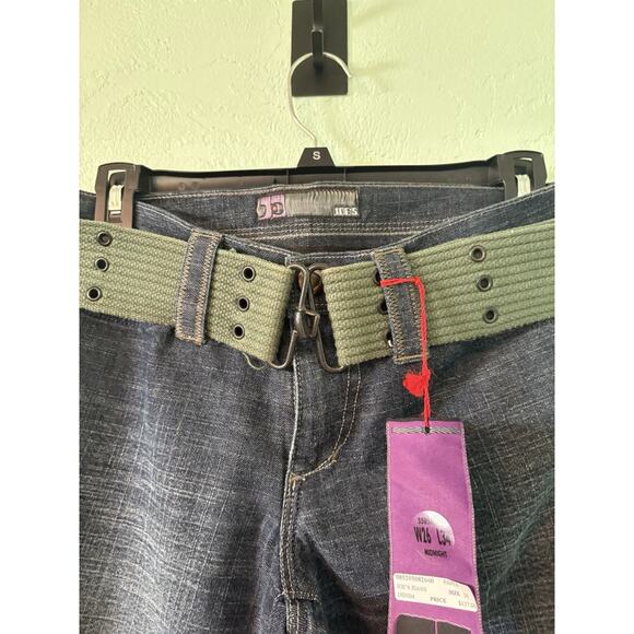 Joe's Women’s 26x34 Bootcut Dark Distressed Denim Blue Jeans $137 New - Picture 2 of 5